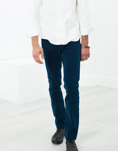 Alex Twill Pant in Mariner