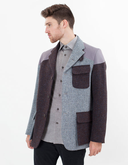 Crazy Mallory Jacket in Blue Mix