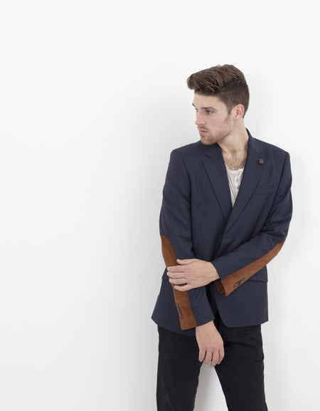 Swift Low Blazer in Navy