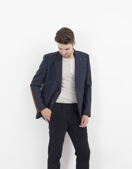 Swift Low Blazer in Navy