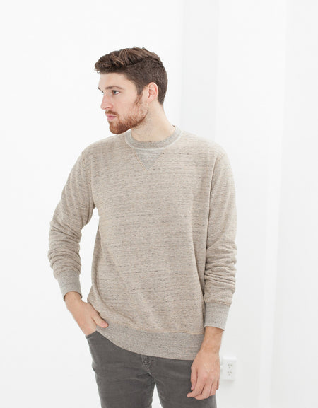 Jeth Sweatshirt in Grey/Rust