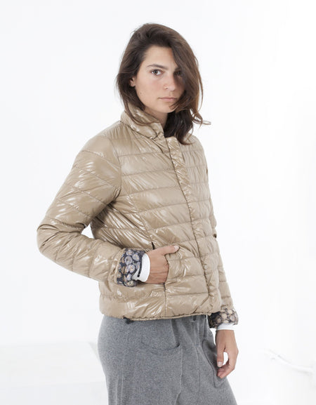 Deione Coat in Graphite Floral