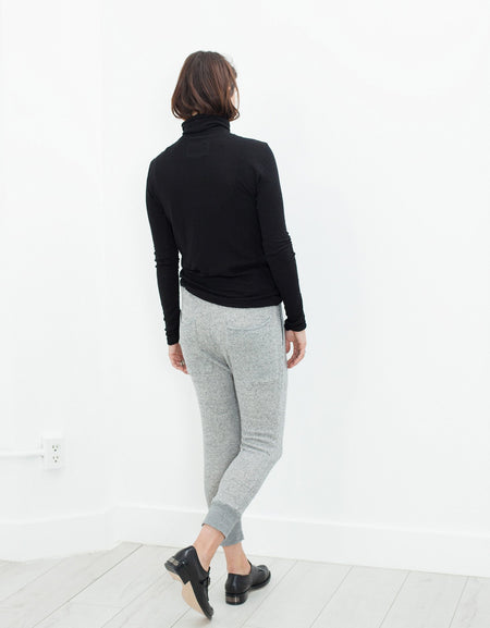 Highsoft Cropped Sweat in Heather Grey