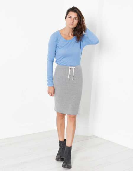 Tencel Jersey Mini in Heather Grey