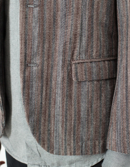 Watercolor Sport Jacket in Brown/Blue