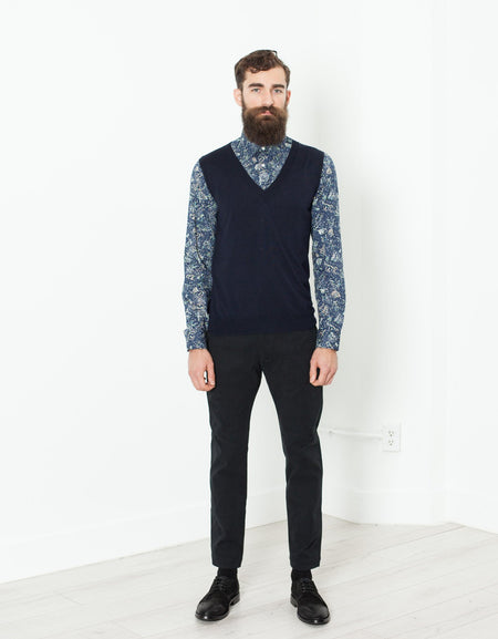 Camicia Slim Shirt in Celestial