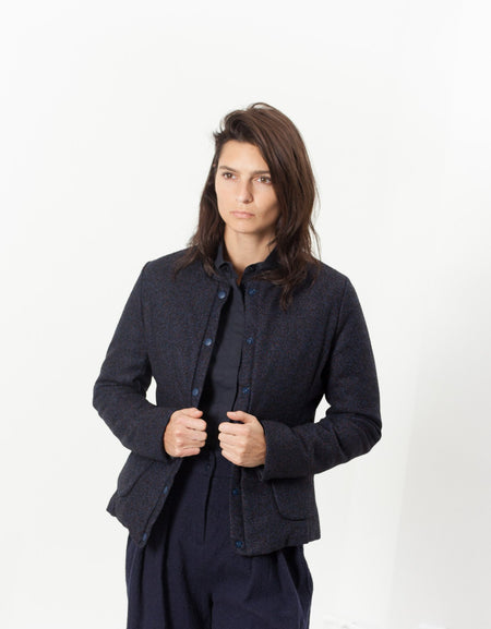 Camelia Reversible Jacket in Navy/Blue