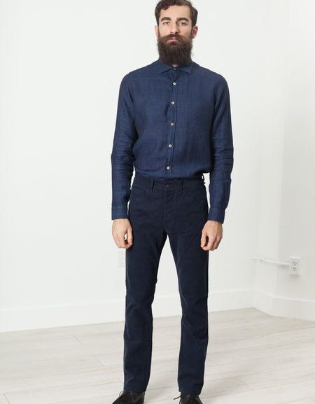 Alex Twill Pant in Navy