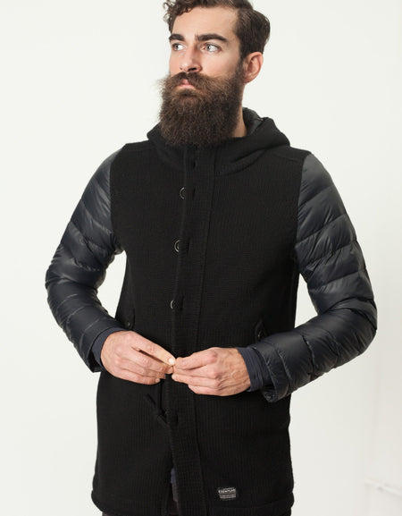 Hooded Parka in Black