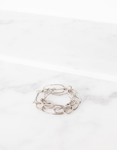 Bracelet 70 in Burnished Silver