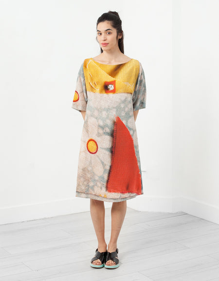 3/4 Sleeve Kimono Dress