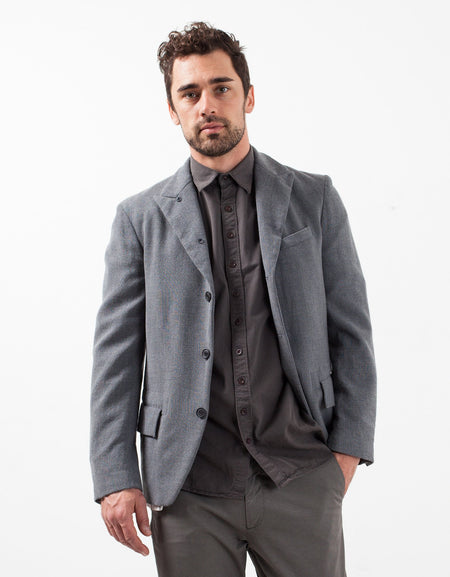 Washed Wool Blazer