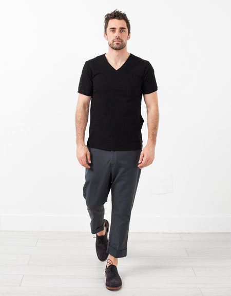 Flat Front Cuffed Trouser