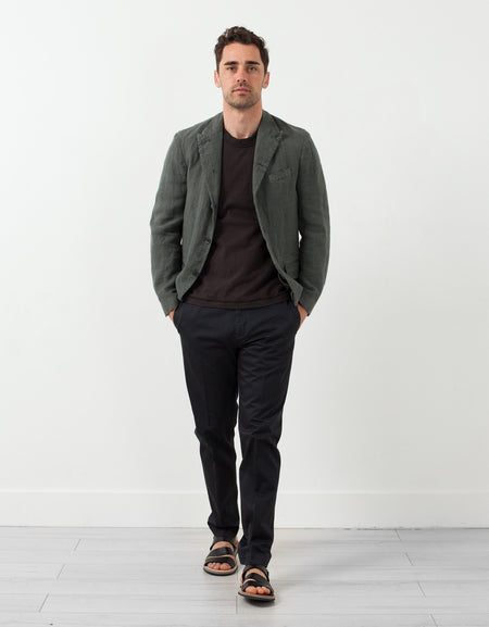 Five Button Cotton Blazer