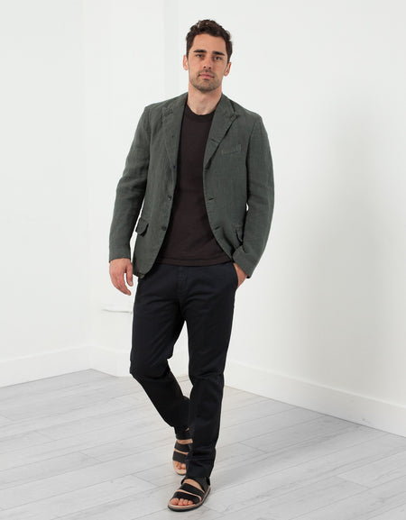 Five Button Cotton Blazer