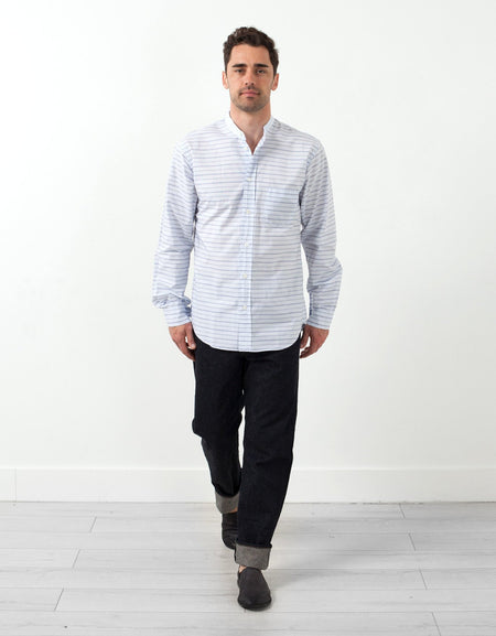 Mandarin Collar Formal Shirt