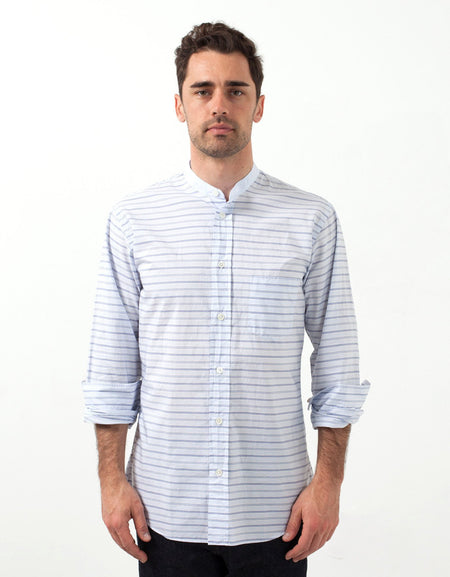 Mandarin Collar Formal Shirt