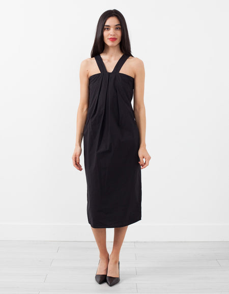 V-Strap Pocket Dress