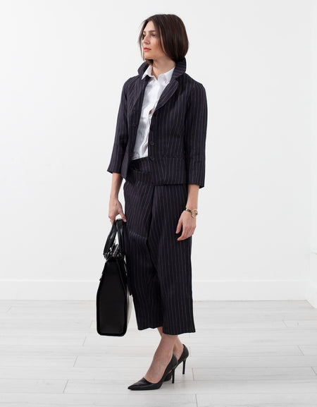 Pinstripe Blazer