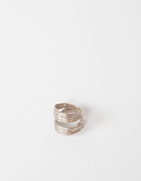 Silver Coil Ring in Sterling
