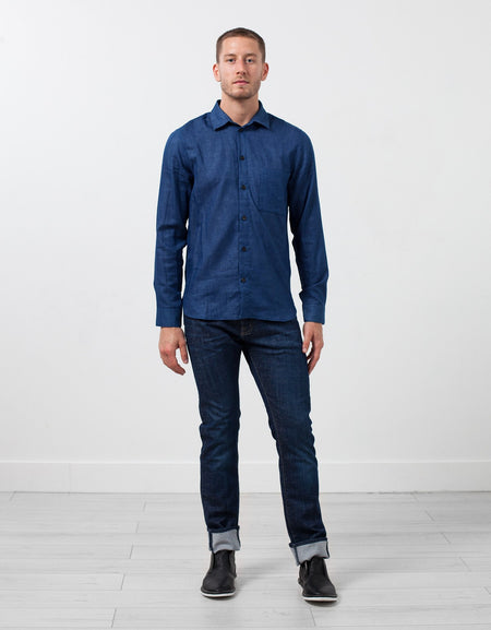Casual Indigo Shirt