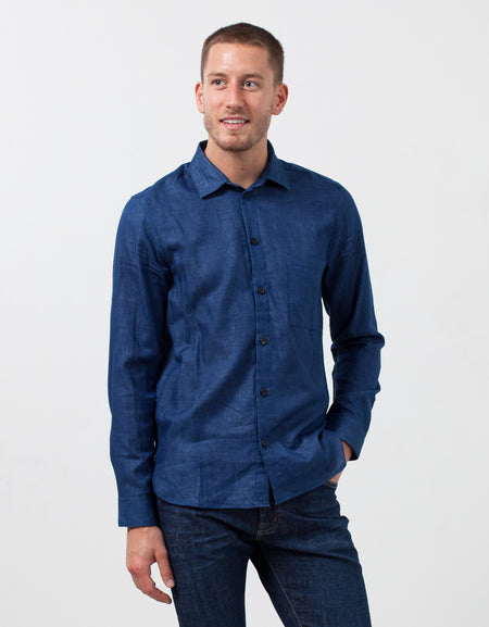 Casual Indigo Shirt