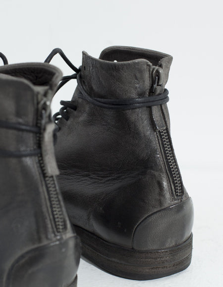 Listello Lace-Up Boot in Slate Grey