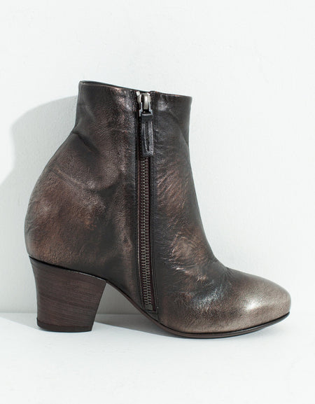 Scavata Ankle Boot in Bronze