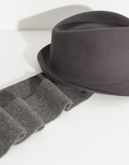 Kate Hat in Steel Grey