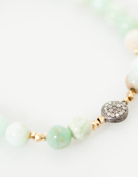 Leopold Bracelet in Green Chrysoprase