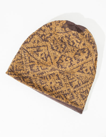Reversible Beanie in Amber