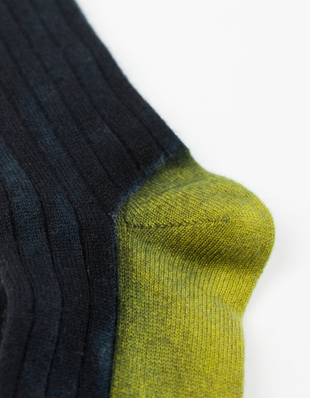 Cashmere Knit Sock in Blue