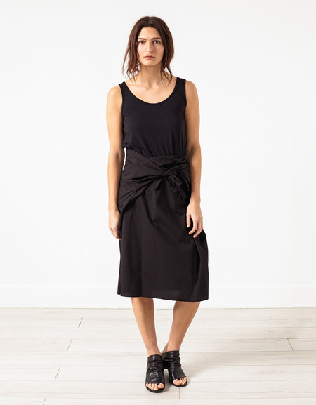 Bow Skirt in Black
