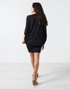 Tapered Boat Neck Dress