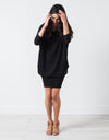 Tapered Boat Neck Dress
