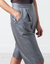 Silk Shorts in Grey