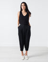 Fancy Wool Pant in Black