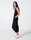 Fancy Wool Pant in Black