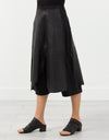 Leather Drop Crotch Pants