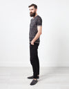 Linen T-shirt in Rope