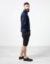 Scotland Button-Up in Navy