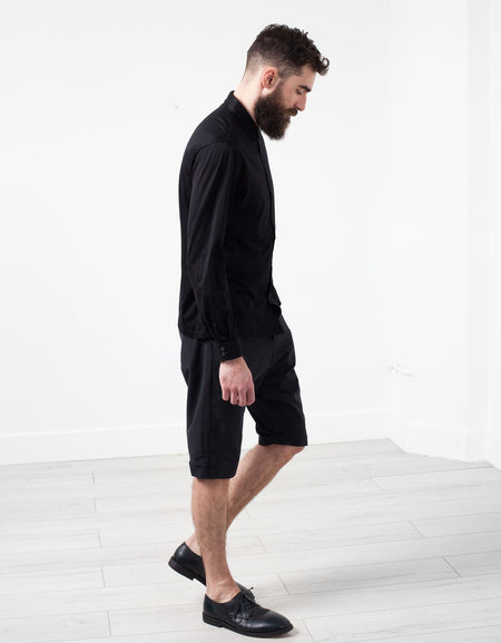 Scotland Button-Up in Black