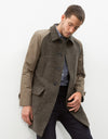 Raglan Maniche Coat in Olive