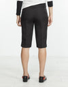 Square Stitch Knee Short in Black