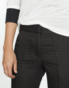 Square Stitch Knee Short in Black
