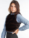 Chambray Boyfriend Shirt in Blue