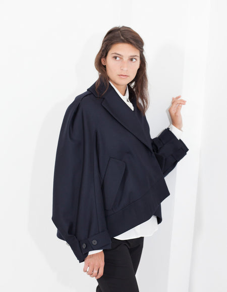 Wool Cocoon Jacket