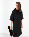 Ostrich Plume Dress in Black