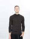 Merino Knit Turtleneck in Cavern