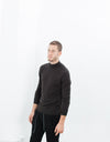 Merino Knit Turtleneck in Cavern